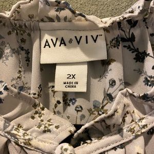 Ava and Viv Blouse 2X